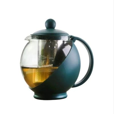 Bule Infusor Chaleira Vidro 750ml Inox Jarra Filtro Coador