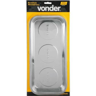 Bandeja Magnética Retangular 160x360mm Inox Vonder 1,074kg