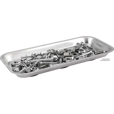 Bandeja Magnética Retangular 160x360mm Inox Vonder 1,074kg