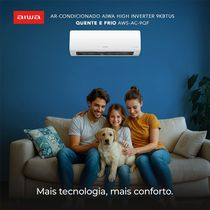 Ar Condicionado AIWA Split High Wall High Inverter 9.000 BTUs Quente e Frio AWS-AC-9QF-EU