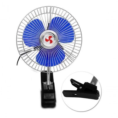 Kit 2 Mini Ventilador Veicular Carro Ônibus Caminhão De 15cm