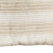 Capa De Almofada Decorativa Chenille 1 Peça 45x45 Cm 65% Poliéster, 35% Algodão - Bege