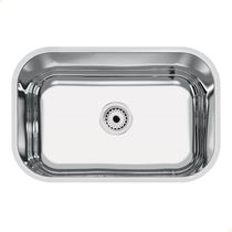 Cuba Tramontina Lavínia 47x30 Cm Standard Em Aço Inox Polido 47 Bl Com Válvula 94083507