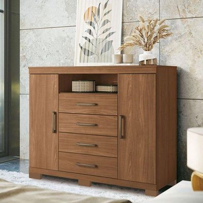 Comoda Havana Master Com Pés Jatobá Acetinado - Santos Andirá