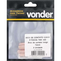 Bico De Contato 0,9 Mm X 73 Mm, Para Tocha Tmv 400, Vonder