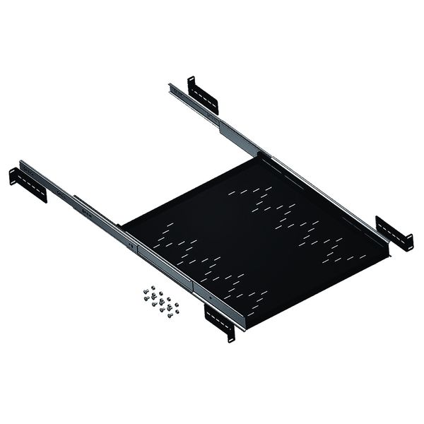 Bandeja Móvel MAX Eletron 19 1U X 600MM Ventilada 4 Pontos