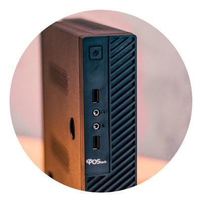 Desktop Postech Mirage 9 INTEL Celeron QUAD-CORE N4120 8GB 256GB SSD Windows 10 IOT Enterprise - POS292-8327W