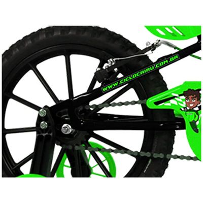Bicicleta  ARO16 Cairu C-16 PRO MTB ABS MASC - 320234 Preto / Verde
