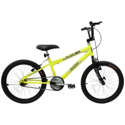 Bicicleta Cairu ARO 20 MTB REB FLASH BOY - 317266 Amarelo Neon