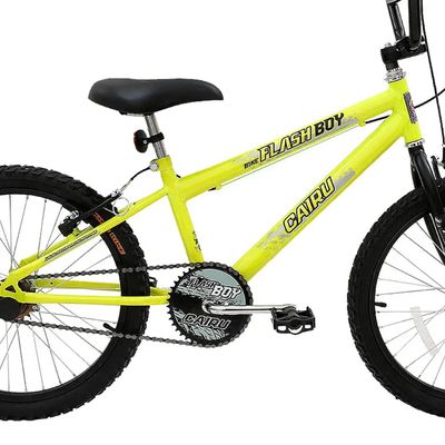 Bicicleta Cairu ARO 20 MTB REB FLASH BOY - 317266 Amarelo Neon