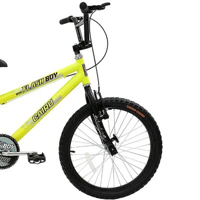 Bicicleta Cairu ARO 20 MTB REB FLASH BOY - 317266 Amarelo Neon