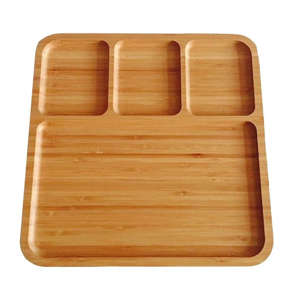 Bandeja para Petiscos Cazza em Bambu 22cm UNICA