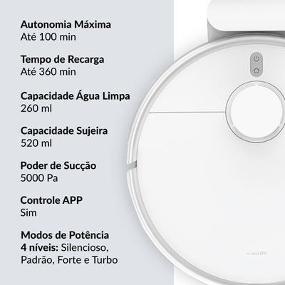 Xiaomi Robô Aspirador de Pó Inteligente S40C Bivolt
