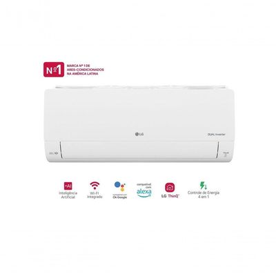 Ar Condicionado LG Dual Inverter AI Voice 18.000 BTUs Quente/Frio 220V