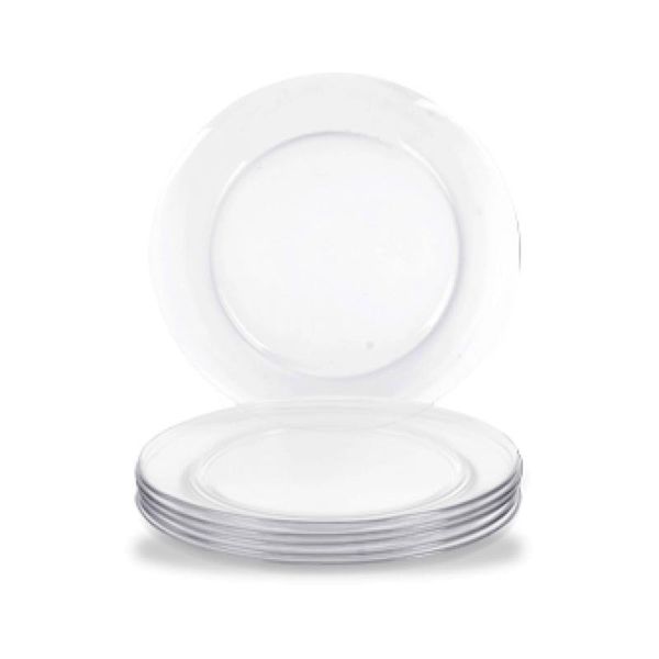 Jogo 6 Pratos Raso Gourmet Astral 26cm Marinex Santa Marina