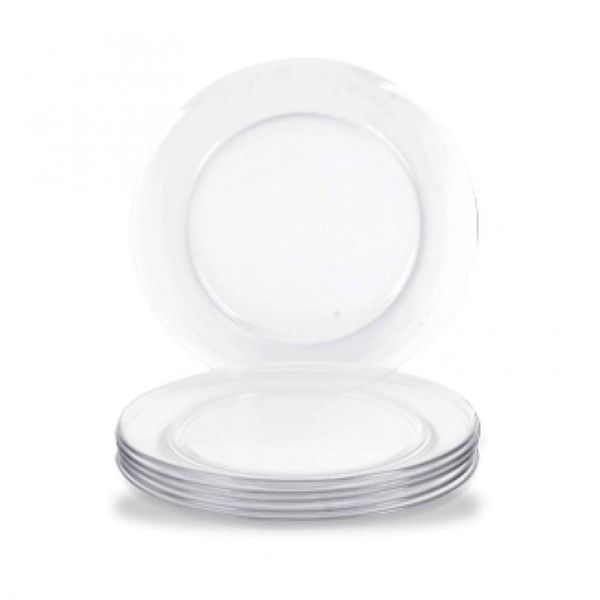 Jogo 12 Pratos Raso Gourmet Astral 26cm Marinex Santa Marina