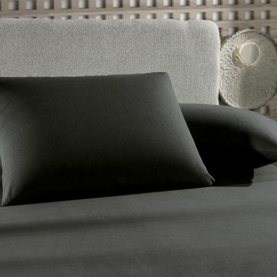 Jogo De Cama Casal 3 Peças Altenburg Malha Fio Penteado Preto Primitivo