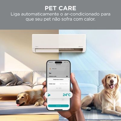 Ar Condicionado Split Hi Wall Midea Airvolution Lite Connect Inverter 18.000 BTUs Frio 220V R-32
