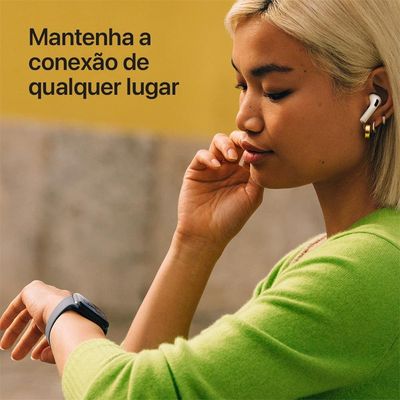 Apple Watch SE 3 GPS 40mm Pulseira Esportiva P/M Meia-Noite