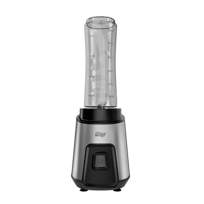 Liquidificador Portátil Wap Blender Go WBG600 600ml 300W 2 Copos Squeeze Preto Inox Inox / 220