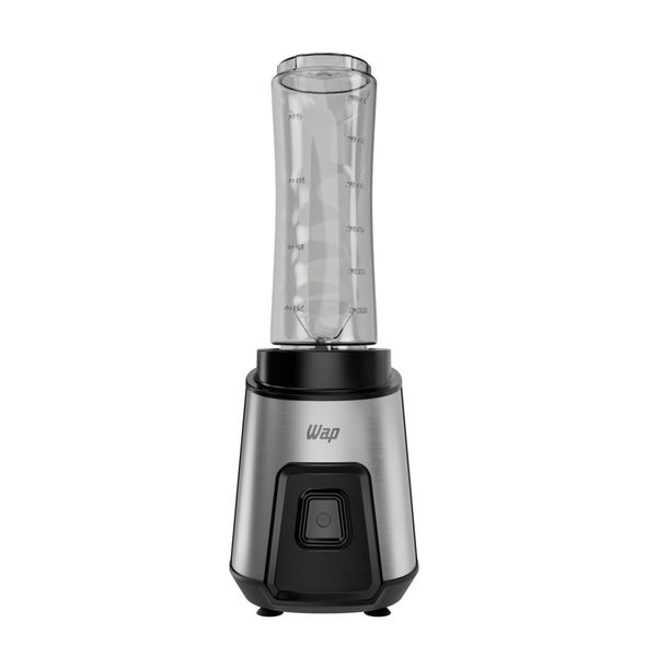 Liquidificador Portátil Wap Blender Go WBG600 600ml 300W 2 Copos Squeeze Preto Inox Inox / 220