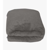 Manta De Microfibra Lisa Casal Rovitex Home Cinza