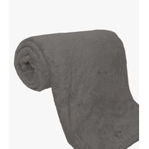 Manta De Microfibra Lisa Casal Rovitex Home Cinza