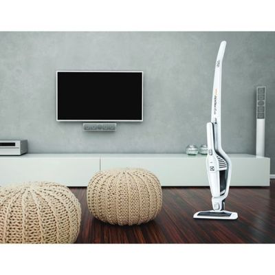 Aspirador de Pó Vertical Sem Fio Electrolux Ergorapido 2 em 1 Cyclone até 21 min Branco (ERG21) Bivolt