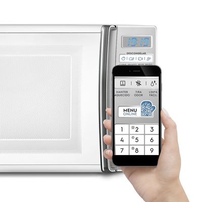 Micro-ondas Electrolux 27L Branco com 55 receitas pré-programadas e Função Tira Odor (MB37R) 127V