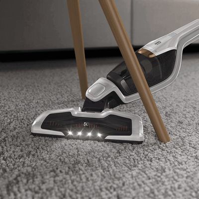 Aspirador de Pó Vertical Sem Fio Electrolux Ergorapido 2 em 1 Luz LED até 35 min Branco (ERG25B) Bivolt