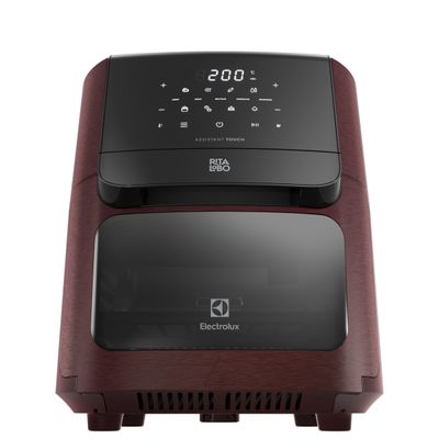 Air Fryer Oven Electrolux por Rita Lobo 12L Digital Vermelha Escura Experience 1700W (EAF86) 127V