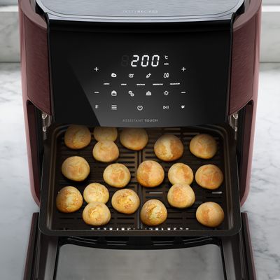 Air Fryer Oven Electrolux por Rita Lobo 12L Digital Vermelha Escura Experience 1700W (EAF86) 127V