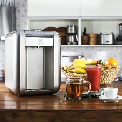 Purificador Electrolux Eletrônico Compacto Efficient Painel Digital Bivolt Cinza (PE11X) Bivolt