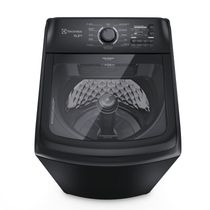 Máquina de Lavar Electrolux 14,5kg Preta Efficient Cesto Inox, Jet&Clean e Filtro Fiapos (LEP15)