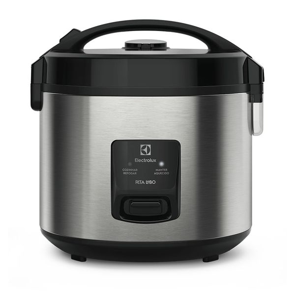 Panela de Arroz Elétrica Electrolux por Rita Lobo 3,5L Preta Efficient 2 em 1 (ERC20) 127V