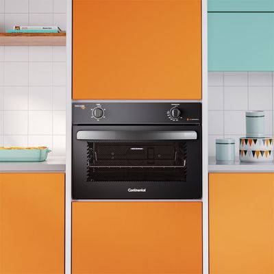 Forno de Embutir a Gás Continental 50L com TOPLimpaFácil (OC4GM) 127V