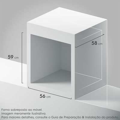 Forno de Embutir Electrolux Elétrico 80L Experience com FoodSensor Preto (OE8EF) 220V