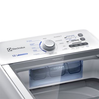 Máquina de Lavar Electrolux 13kg Branca Essential Care com Cesto Inox e Jet&Clean (LED13) 127V