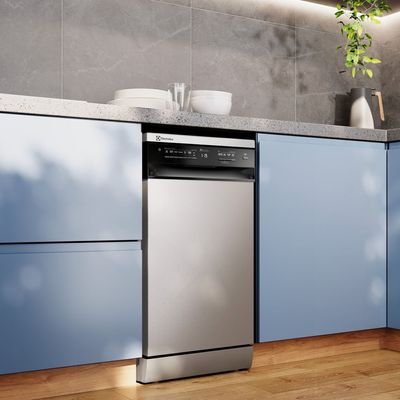 Lava-Louça Electrolux 10 Serviços Inox com Programa Lava & Seca 50 min (LS10E) 127V