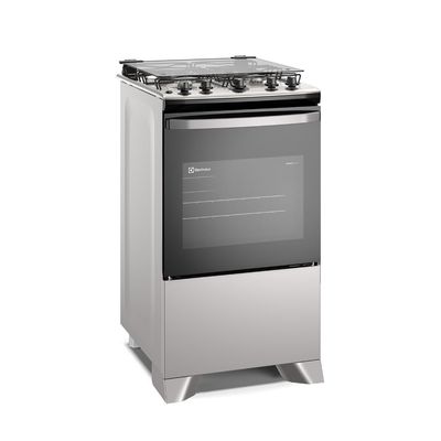 Fogão 4 bocas Electrolux Cinza Efficient Mesa Inox, PerfectCook e VaporBake® (FE4IG) Bivolt