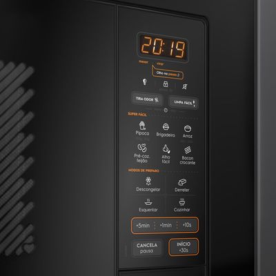 Micro-ondas de Embutir Continental 27L Preto com Função Tira Odor (MC2EP) 127V