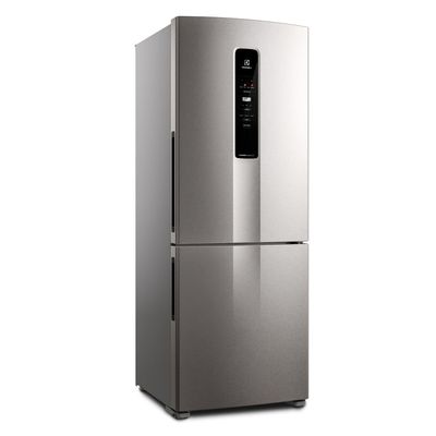 Geladeira Electrolux Frost Free Inverter 490L Efficient com AutoSense Inverse Inox Look (IB7S) 127V