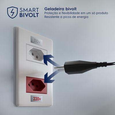 Geladeira Electrolux Frost Free Inverter 480L Efficient com AutoSense SmartBivolt Duplex cor Inox Look (IT70S) Bivolt