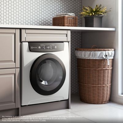 Secadora de roupas de parede e piso Electrolux 11Kg Branca Premium Care com Timer Control (SVB11) 127V