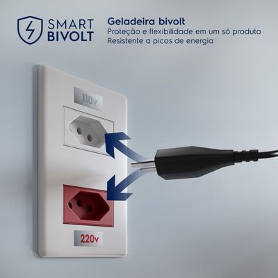 Geladeira Electrolux Frost Free Inverter 480L Efficient com AutoSense SmartBivolt Duplex cor Black Inox Look (IT70B) Bivolt