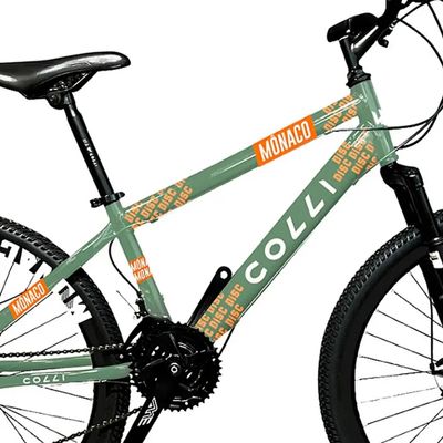 Bicicleta Colli Monaco A.26 F.disco 21V - 230-14D  Verde Militar