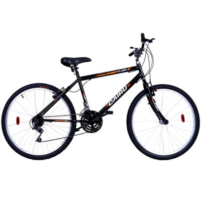 Bicicleta  ARO26 21M. MASC. F.fio FLASH Cairu - 320835  Preto / Laranja