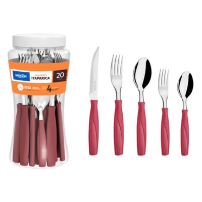 Faqueiro Itaparica 20PCS Brinox - 6000415 Vermelho