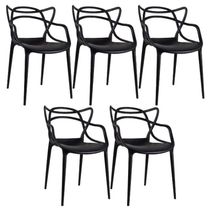 KIT C| 5 CADEIRAS UMIX-400 PRETA