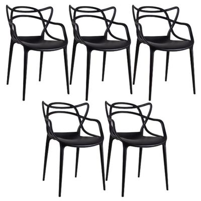 KIT C| 5 CADEIRAS UMIX-400 PRETA